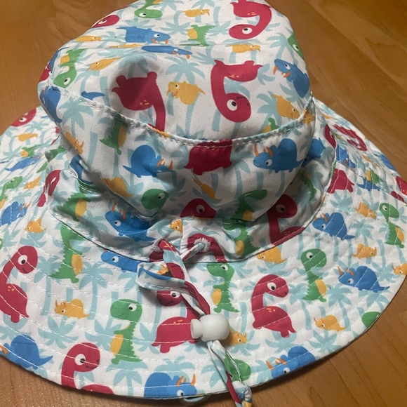 Toddler Bucket Sun Hat Dinosaurs Adjustable - Picture 2 of 7